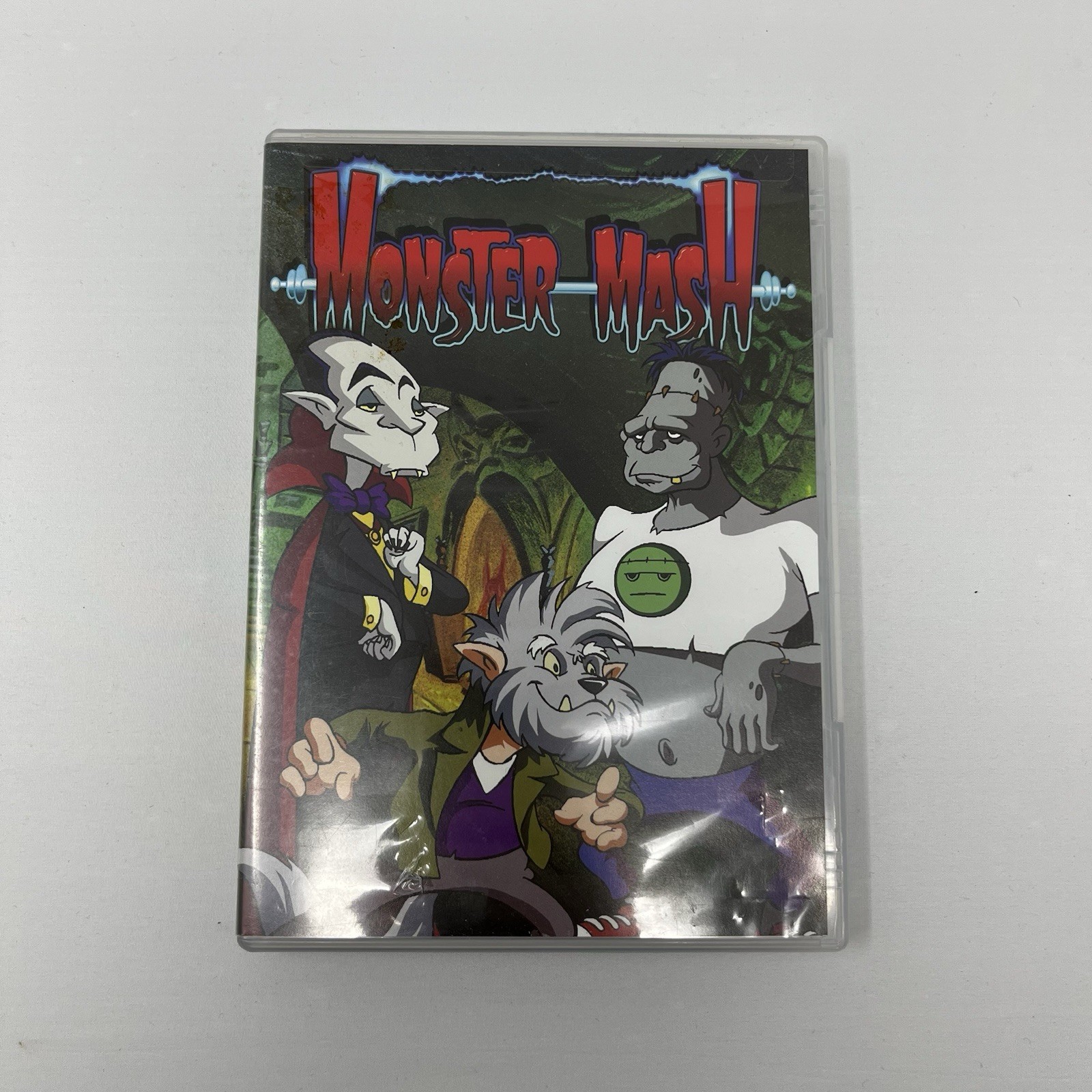 Monster Mash DVD, 2008 Cartoon Animated Dracula, Frankenstein, Wolfman DiC