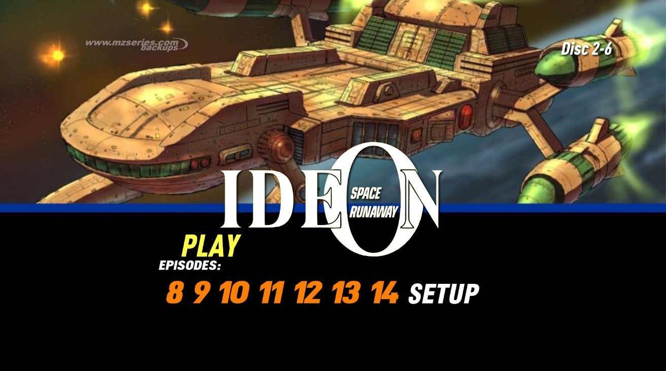 Space Runaway Ideon Collection | MZ Collection | TV Series + Movies