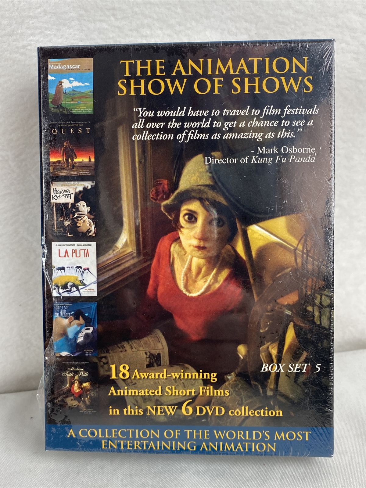 The Animation Show Of Shows Box Set #5 18 Award Winning Short Films 6 DVD Sealed
