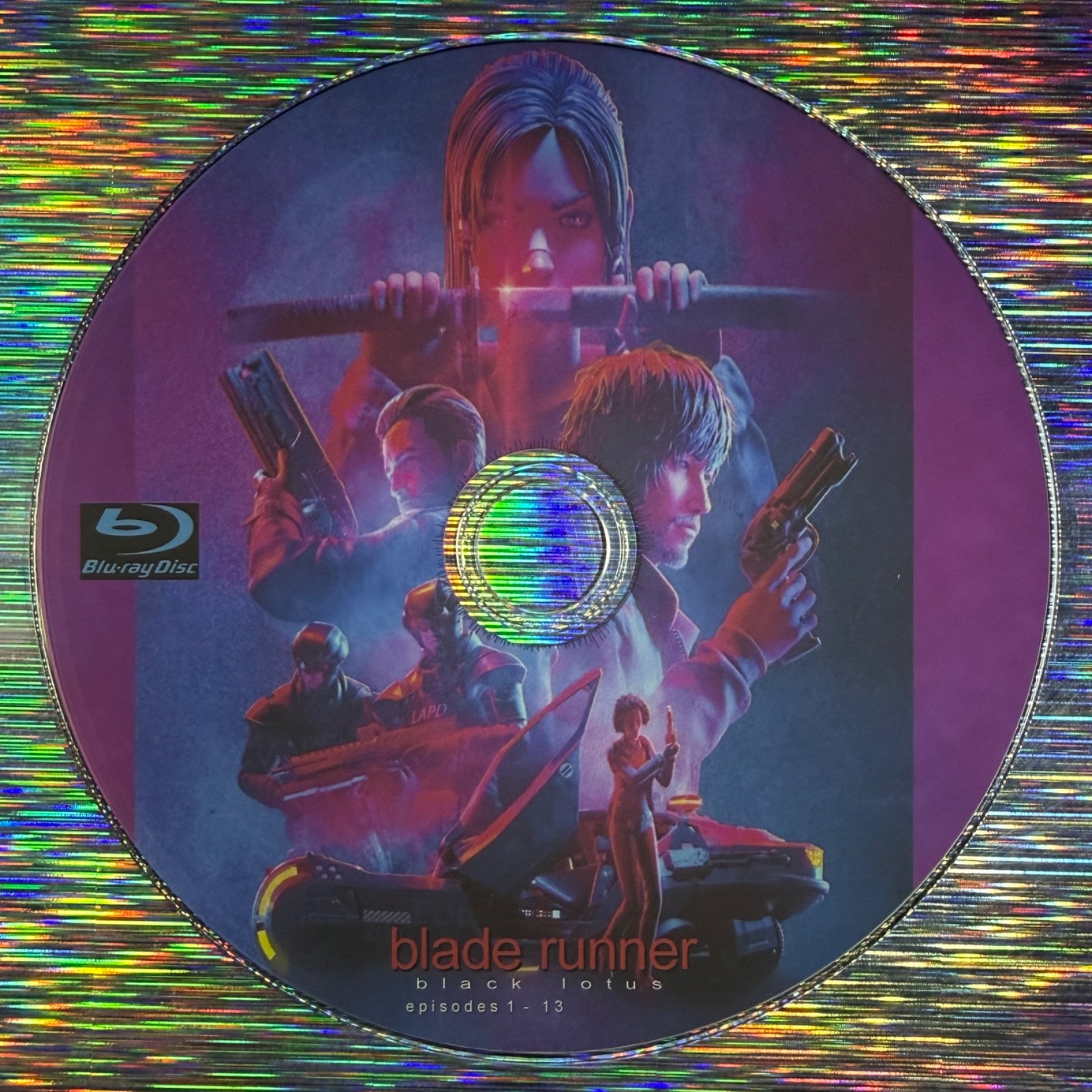 BLADE RUNNER BLACK LOTUS Blu-ray All 13 Episodes FULL 1080p HD USA SELLER