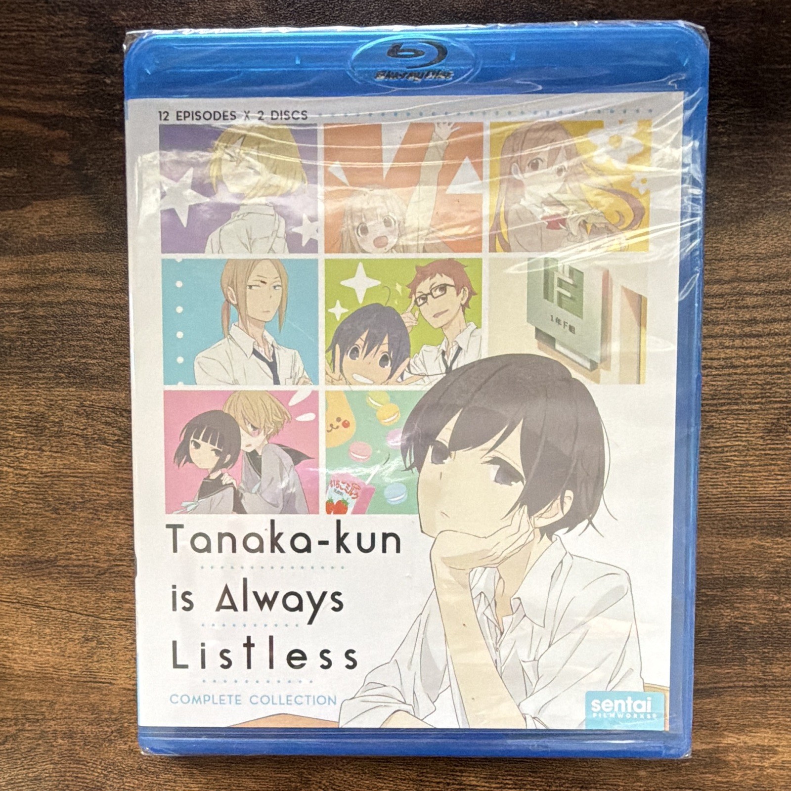 SEALED! Sentai Filmworks Tanaka-kun is Always Listless Complete Blu-ray JP/EN