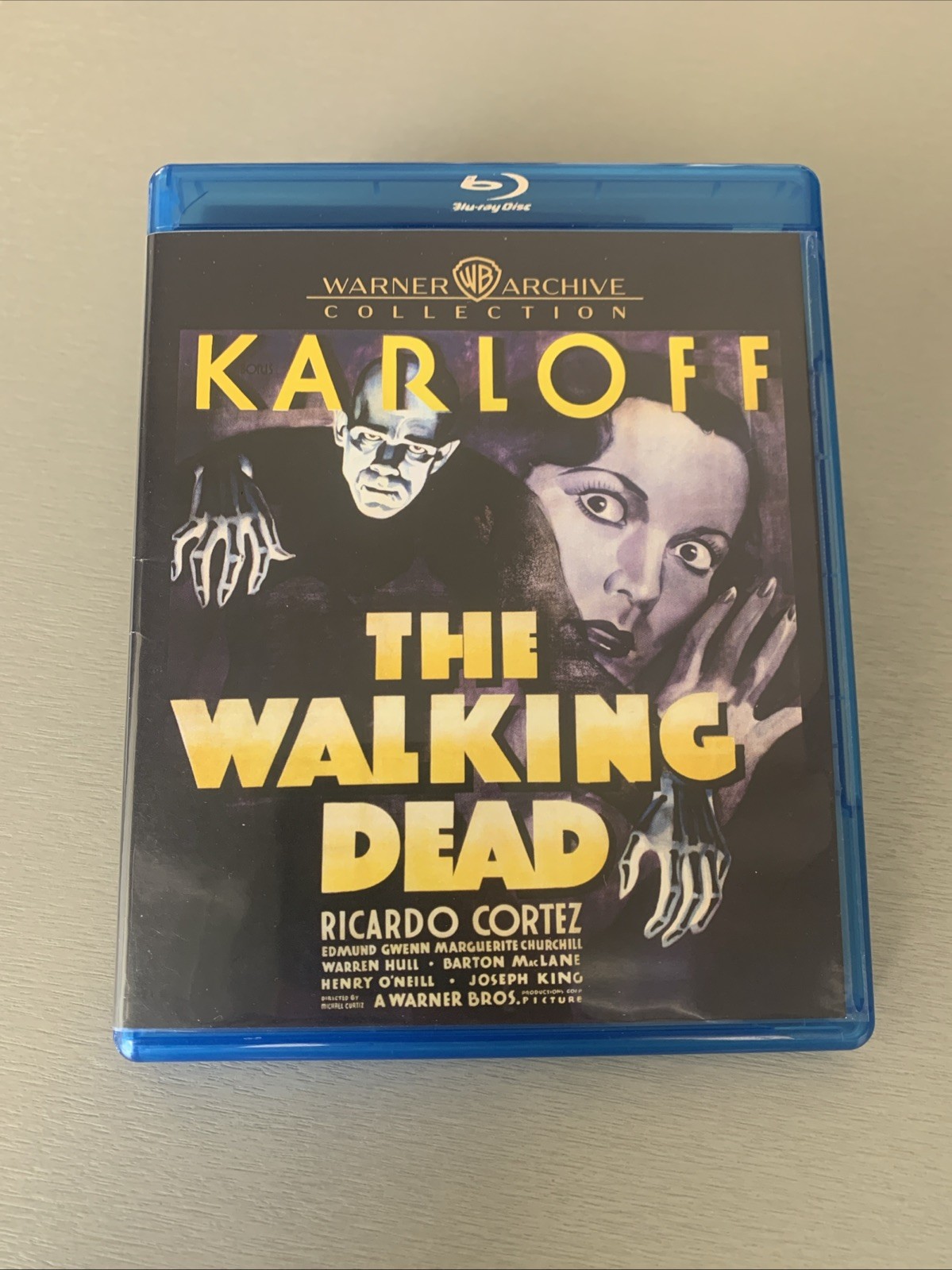 Boris Karloff The Walking Dead (1936) Blu-ray Warner Archive Collection Horror