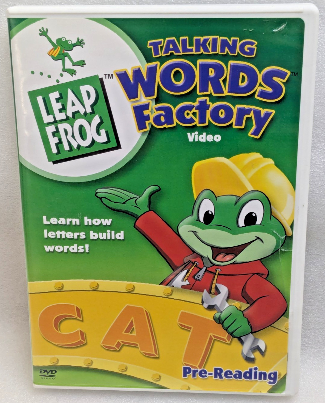 Leap Frog Talking Words Factory Pre-Reading Word Building (DVD, 2003, Warner)