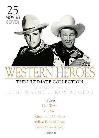 WESTERN HEROES – Ultimate Collection John Wayne Roy Rogers 25 Movies DVD