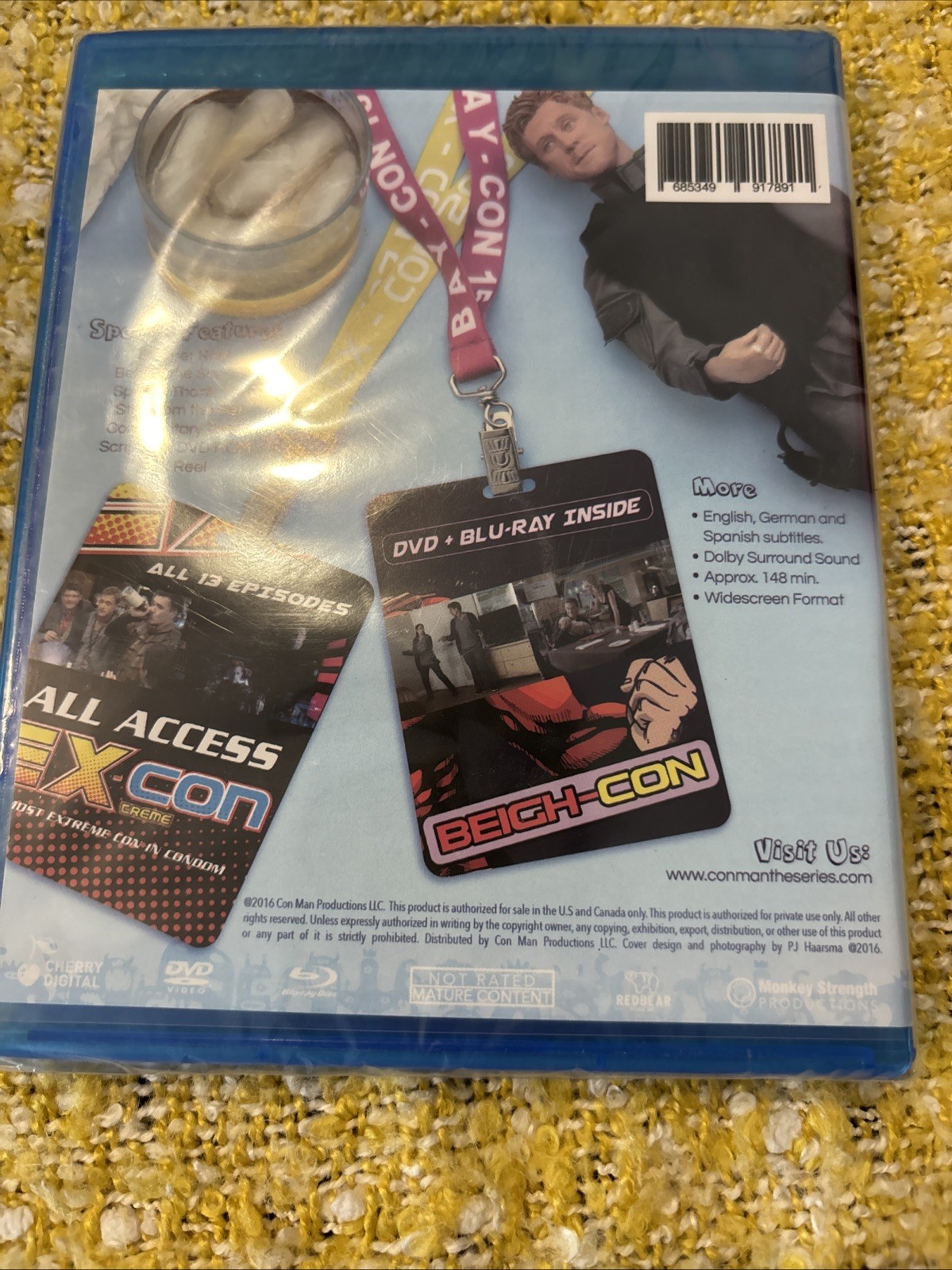 Con Man Blu-ray OOP NEW SEALED RARE