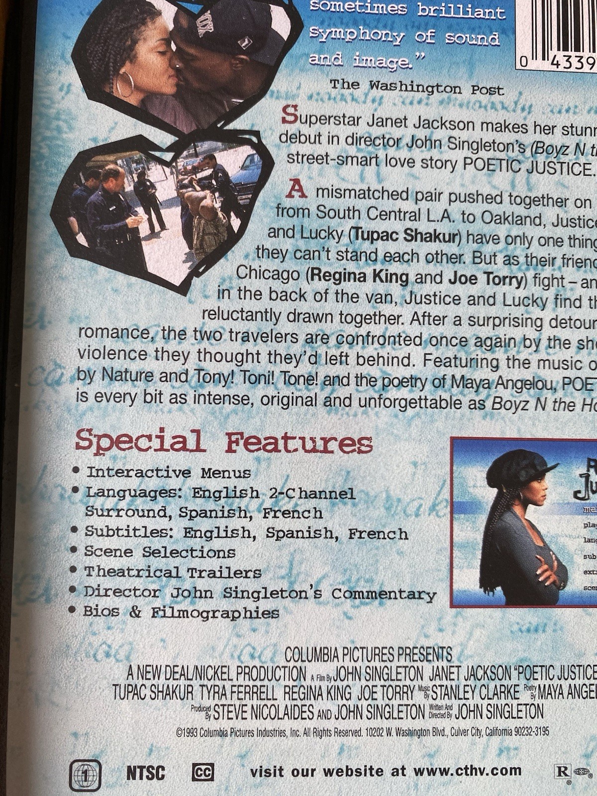Three John Singleton Films – Boyz N The Hood, Poetic Justice, Higher Learning