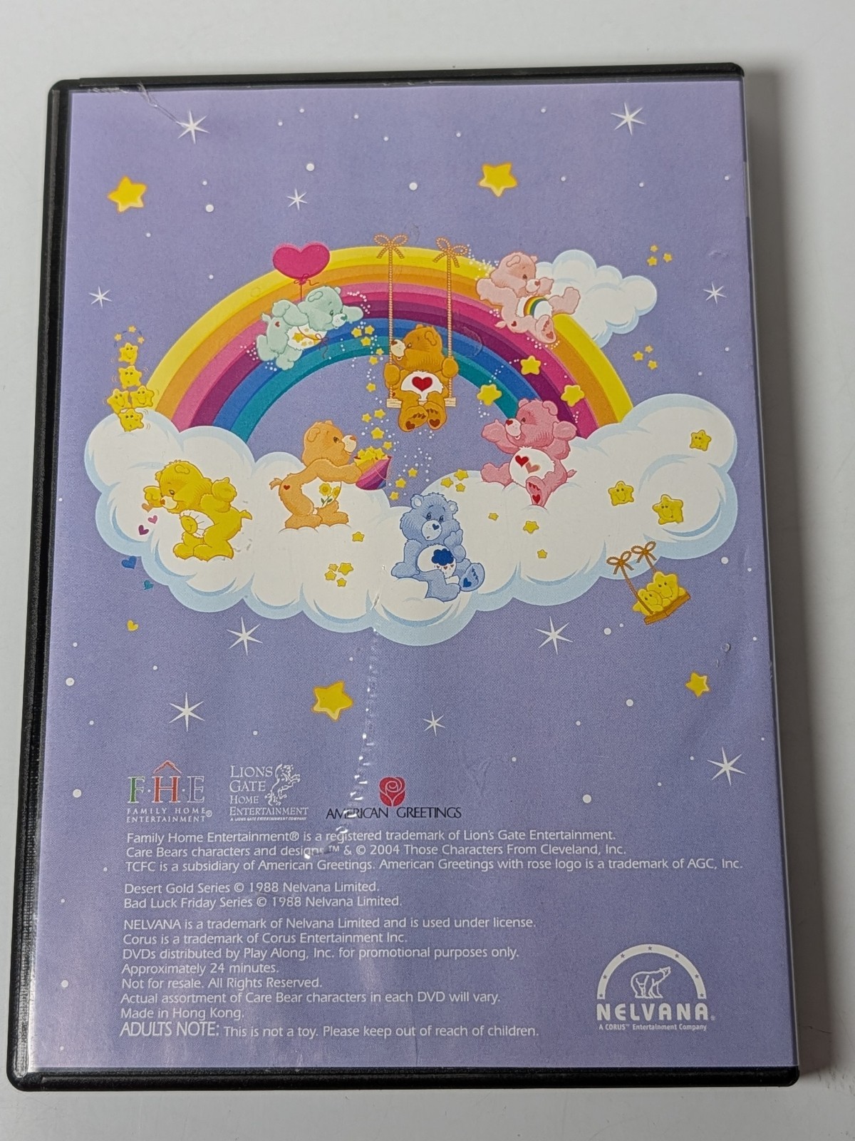 Care Bears DVD Linrary #119 Kids Desert Gold / Bad Luck Friday Hallmark