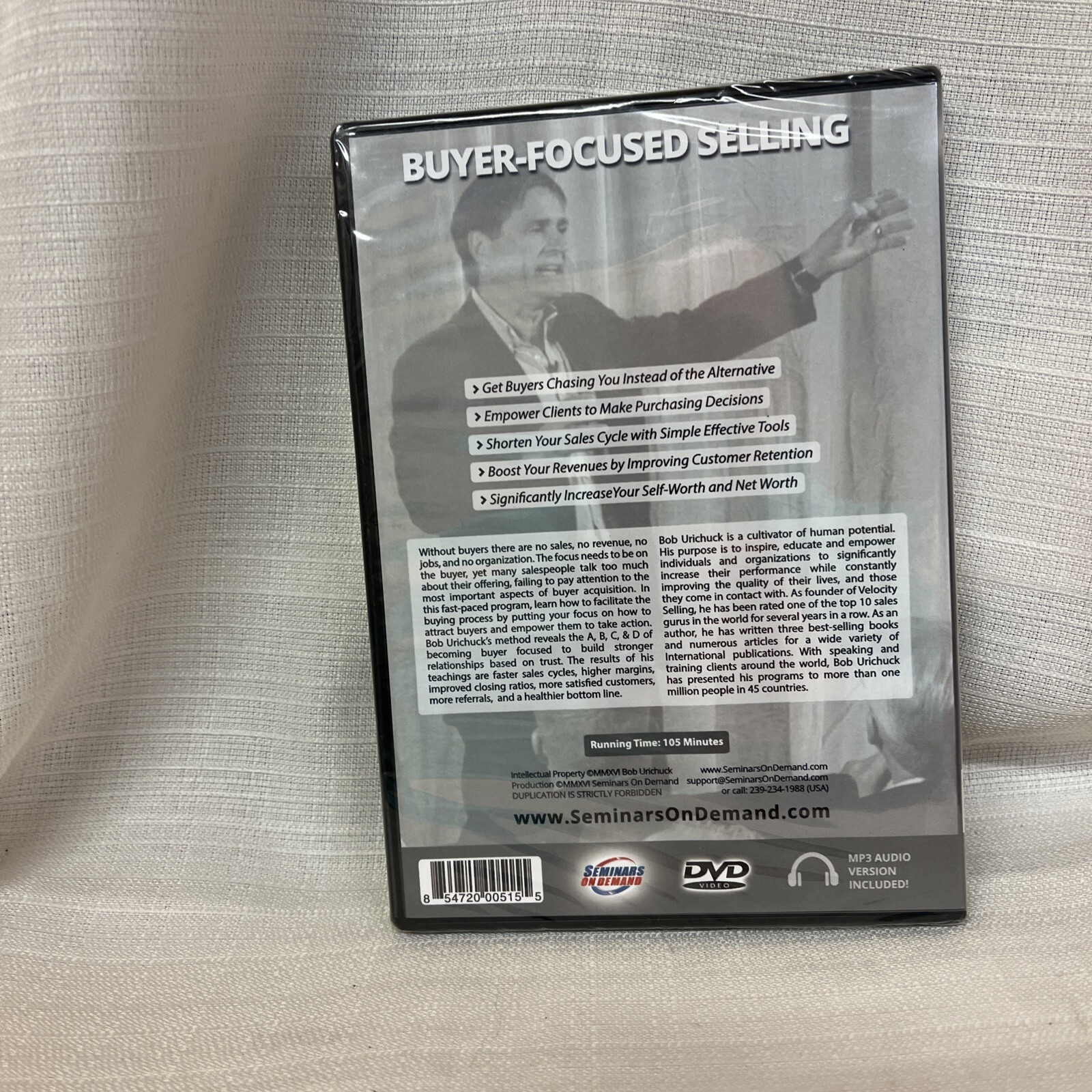 BUYER-FOCUSED SELLING Bob Urichuck DVD Brand New Sealed