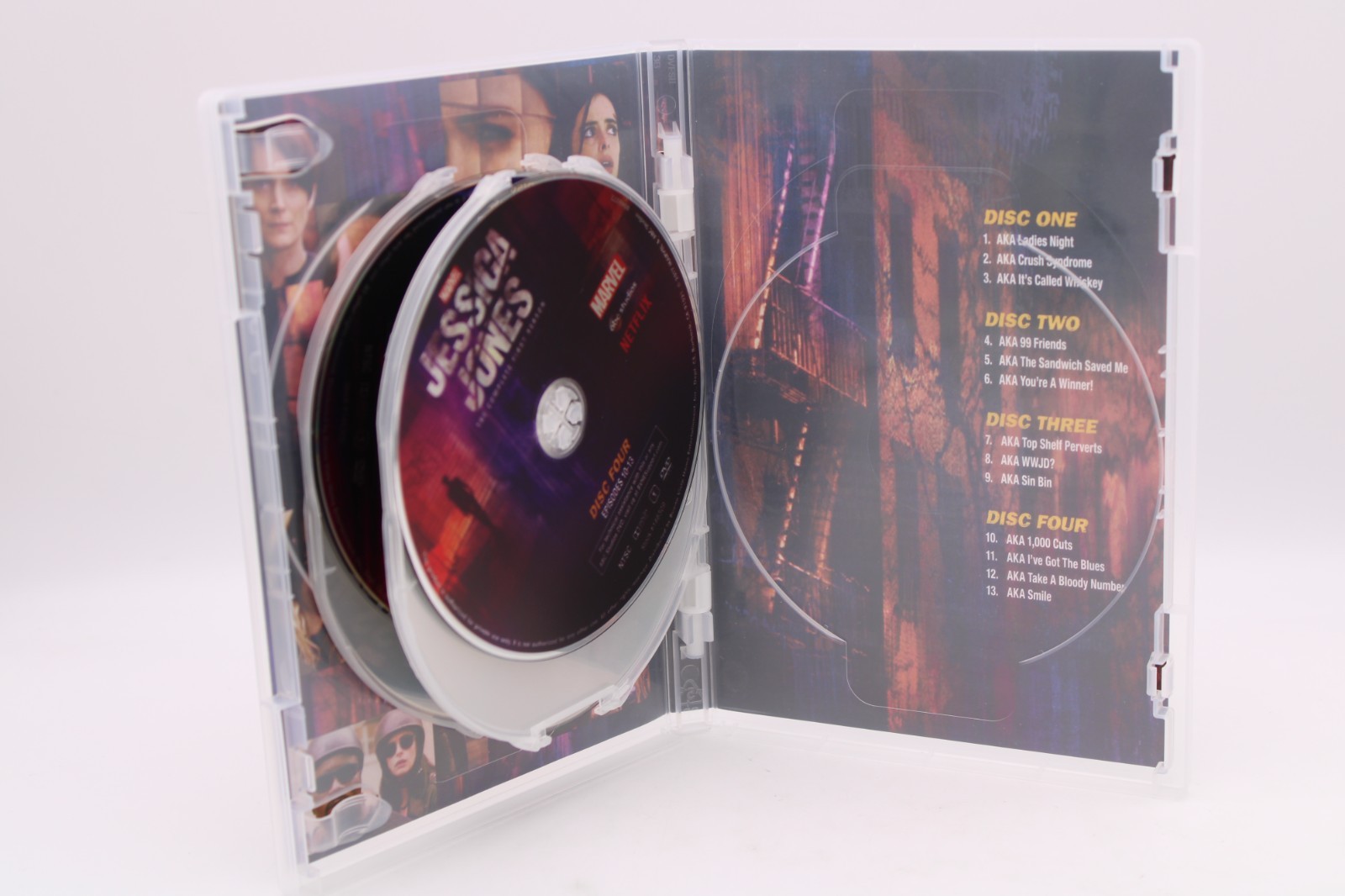 Marvel Jessica Jones Complete First Season DVD 2017 Krysten Ritter David Tennant