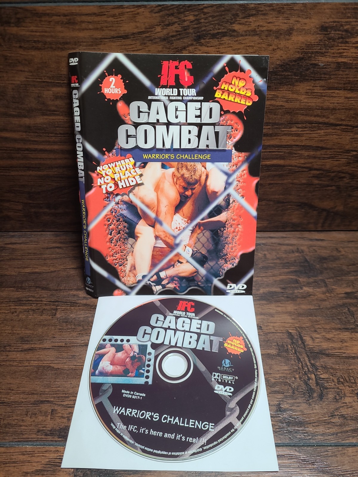 Caged Combat: Warriors Challenge (DVD, 2002)