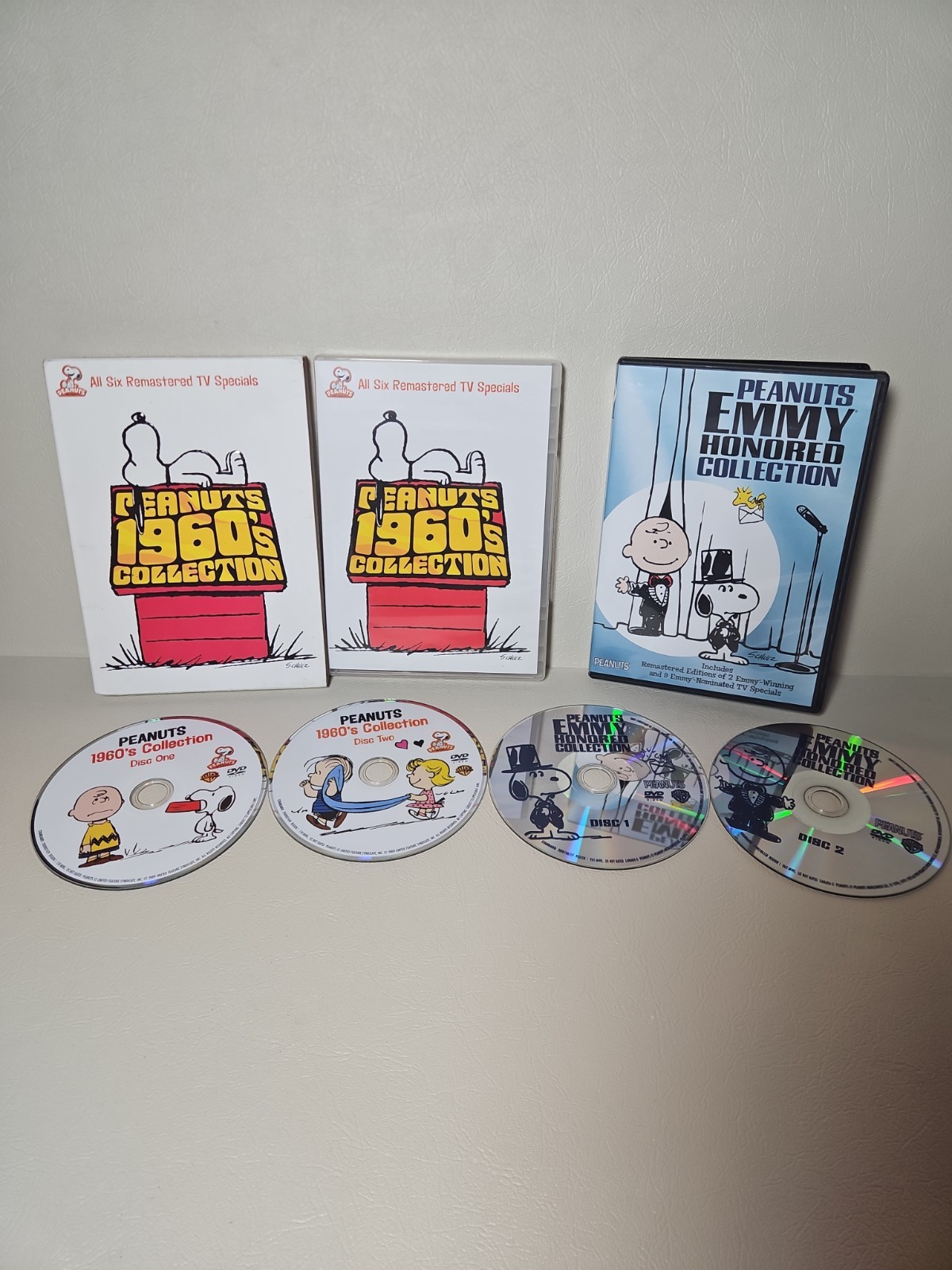 Peanuts Emmy Honored Collection + Peanuts 1960’s Collection (DVD) EXCELLENT