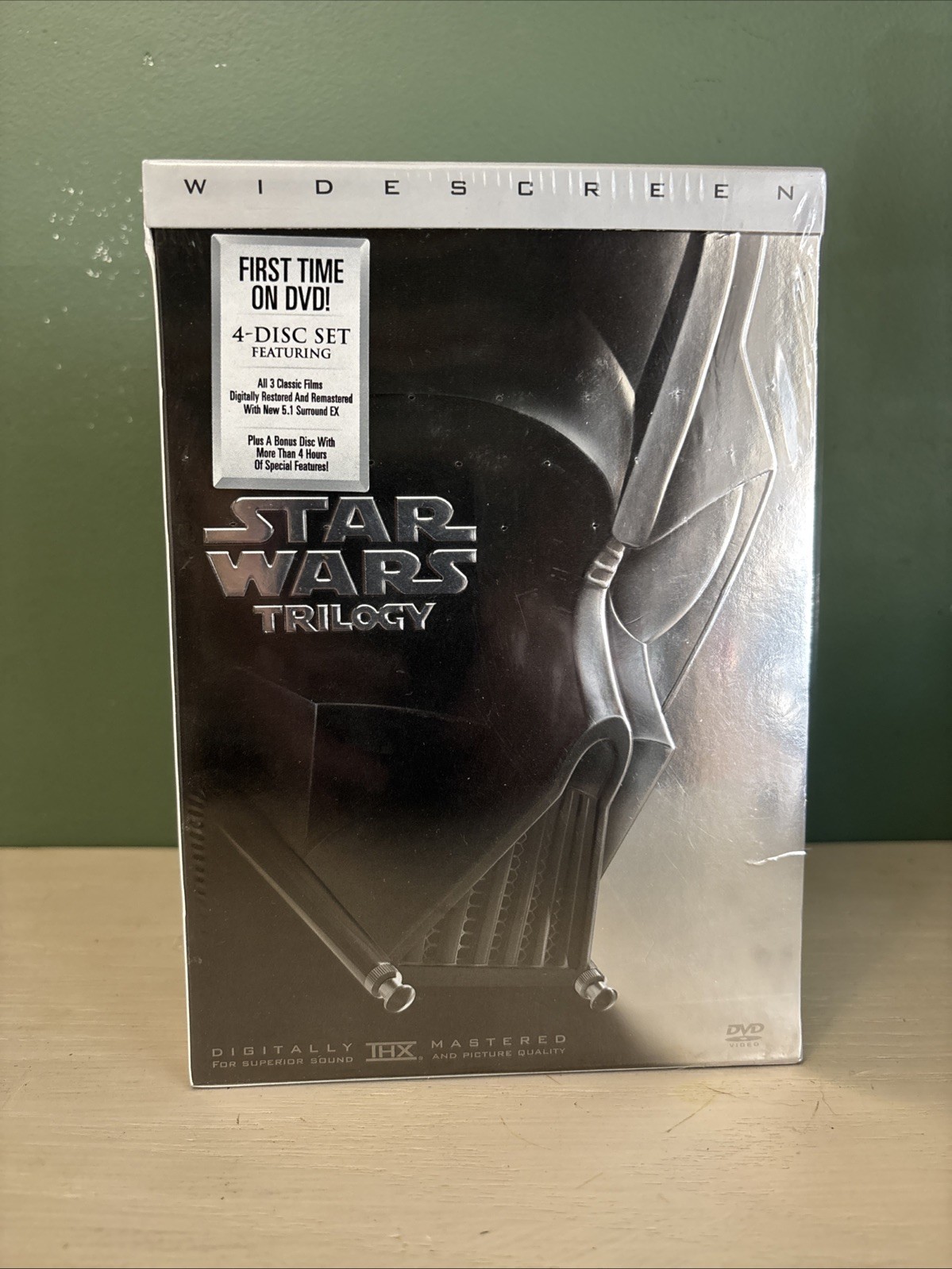 Star Wars Trilogy (DVD, 2004, 4-Disc Set, Widescreen Edition)