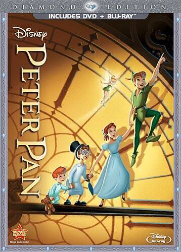Peter Pan (Two-Disc Diamond Edition Blu-ray/DVD Combo in DVD Packaging) – GOOD