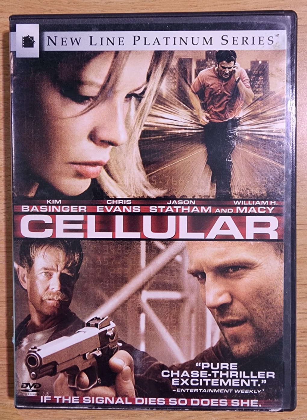 Cellular (DVD, 2004, Widescreen) Kim Basinger, Chris Evans, Jason Statham