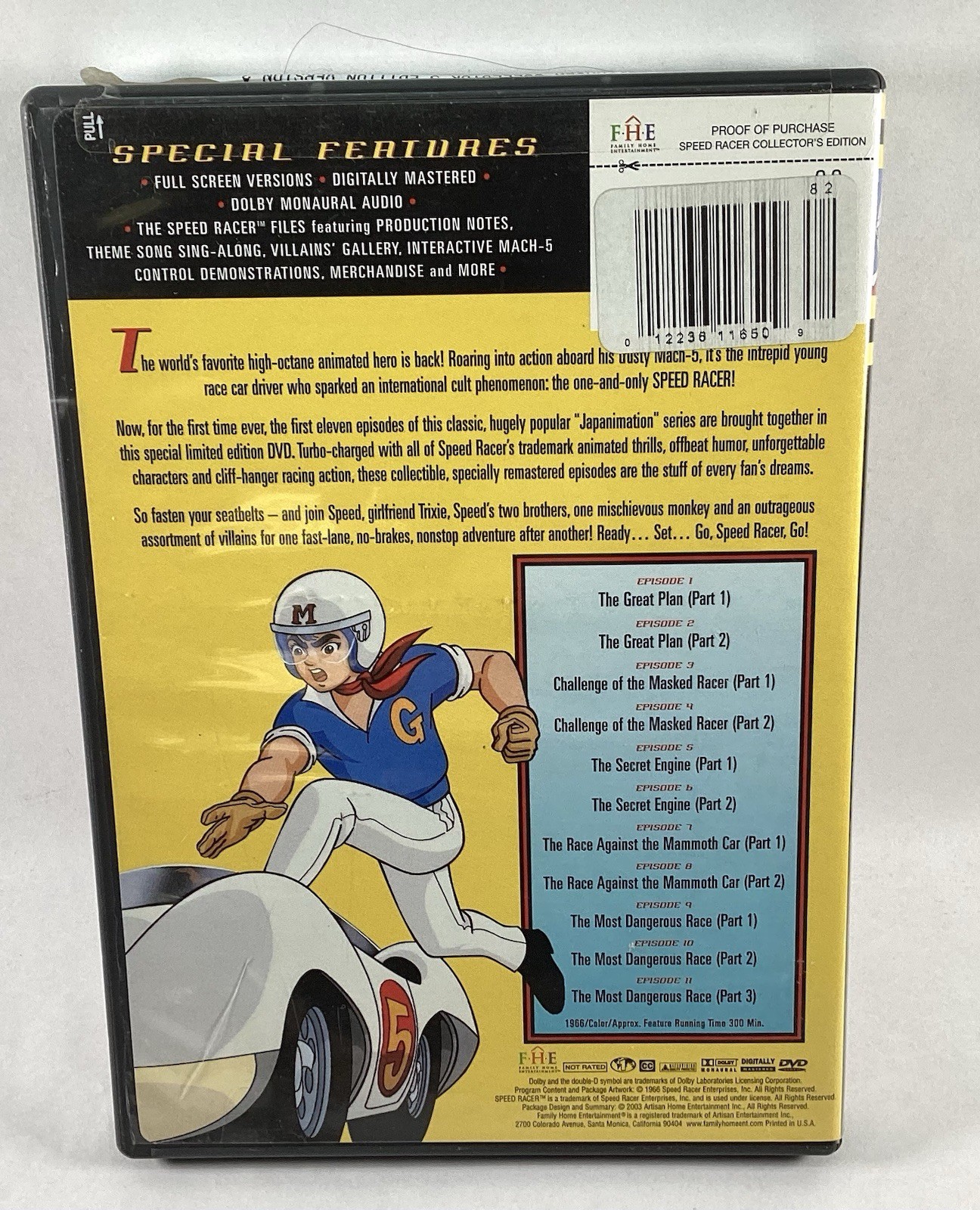 5 Anime DVD Videos Discs VGC Gundam Seed Speed Racer Yu-gi-oh! Samurai X