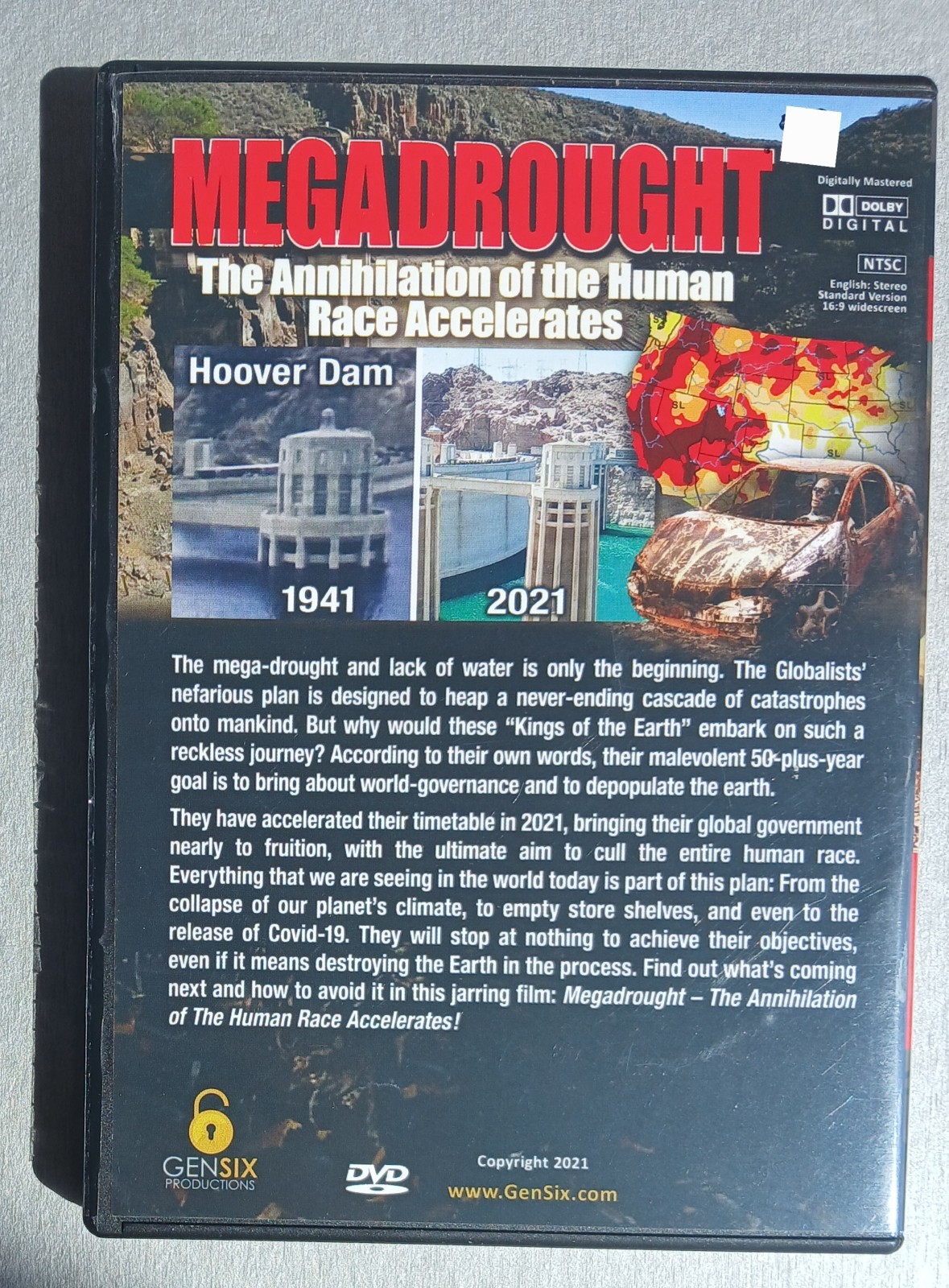 MEGADROUGHT Stephen Quayle DVD Documentary GenSix Productions Conspiracy Rare