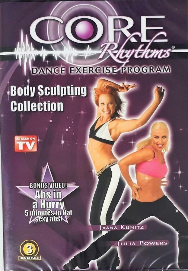 Core Rhythms Body Sculpting Collection (DVD, 2008, 3-Disc Set) NEW
