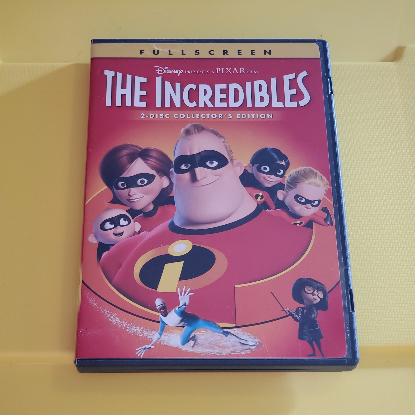 The Incredibles 2-Disc Collector’s Edition DVD Fullscreen Disney Pixar Brad Bird