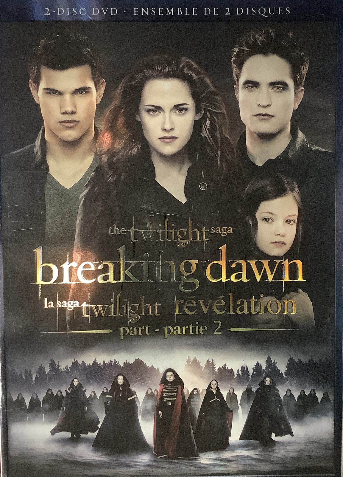 Twilight Saga, The: Breaking Dawn – Part 2 (DVD, 2-Disc Canadian) 115 Min. 2DVD