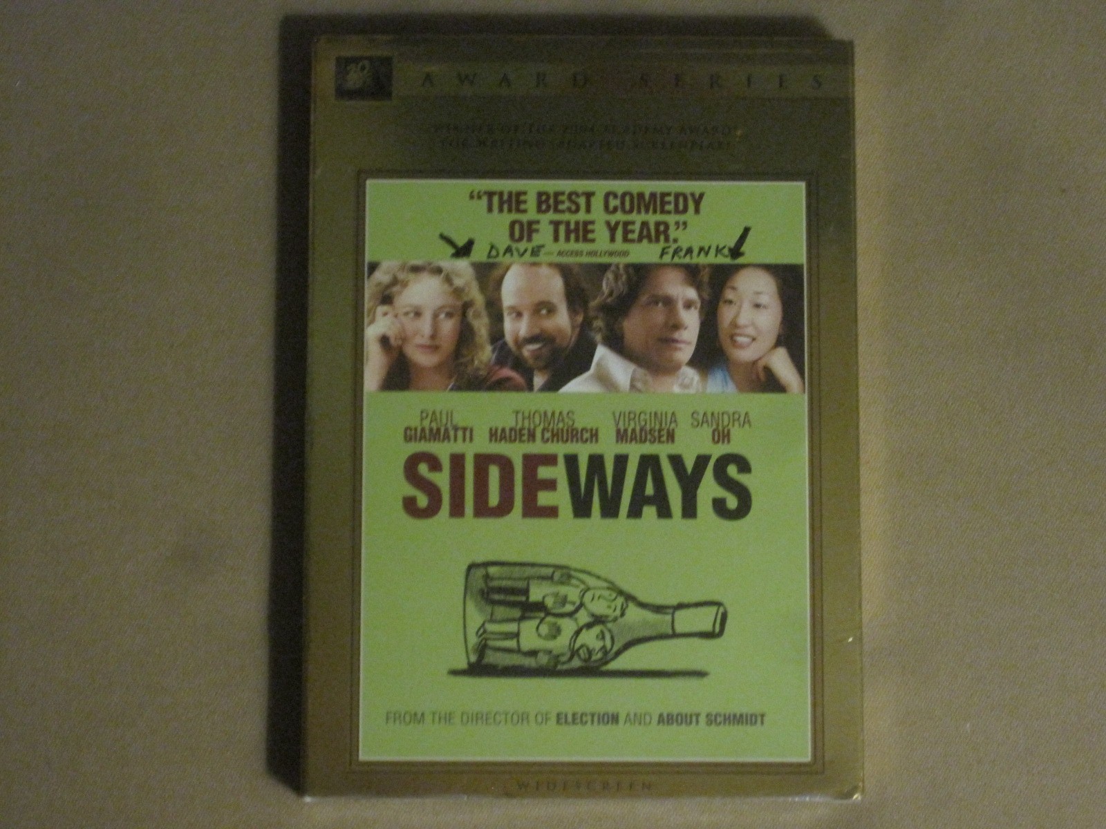 SIDEWAYS (2004) DVD ALEXANDER PAYNE PAUL GIAMATTI THOMAS HADEN CHURCH NEW SEALED