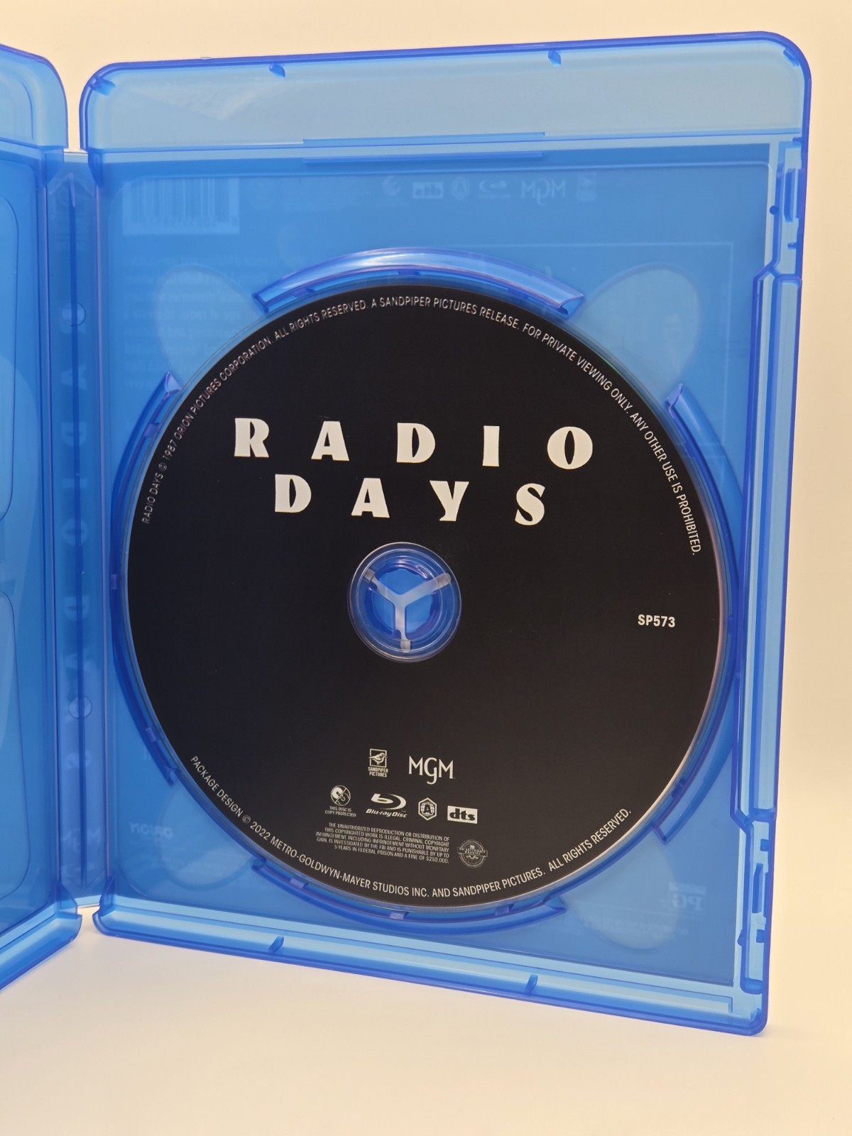 Radio Days (1987) (Blu-ray, 2022) Mia Farrow Woody Allen Mono Sound Subtitled