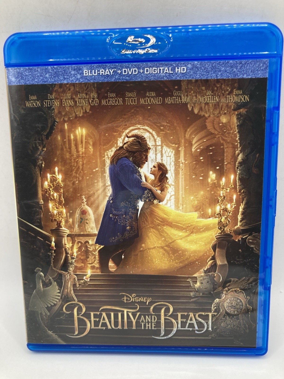 2017 Disney Beauty and the Beast – Blu-Ray DVD Emma Watson 129 Minutes