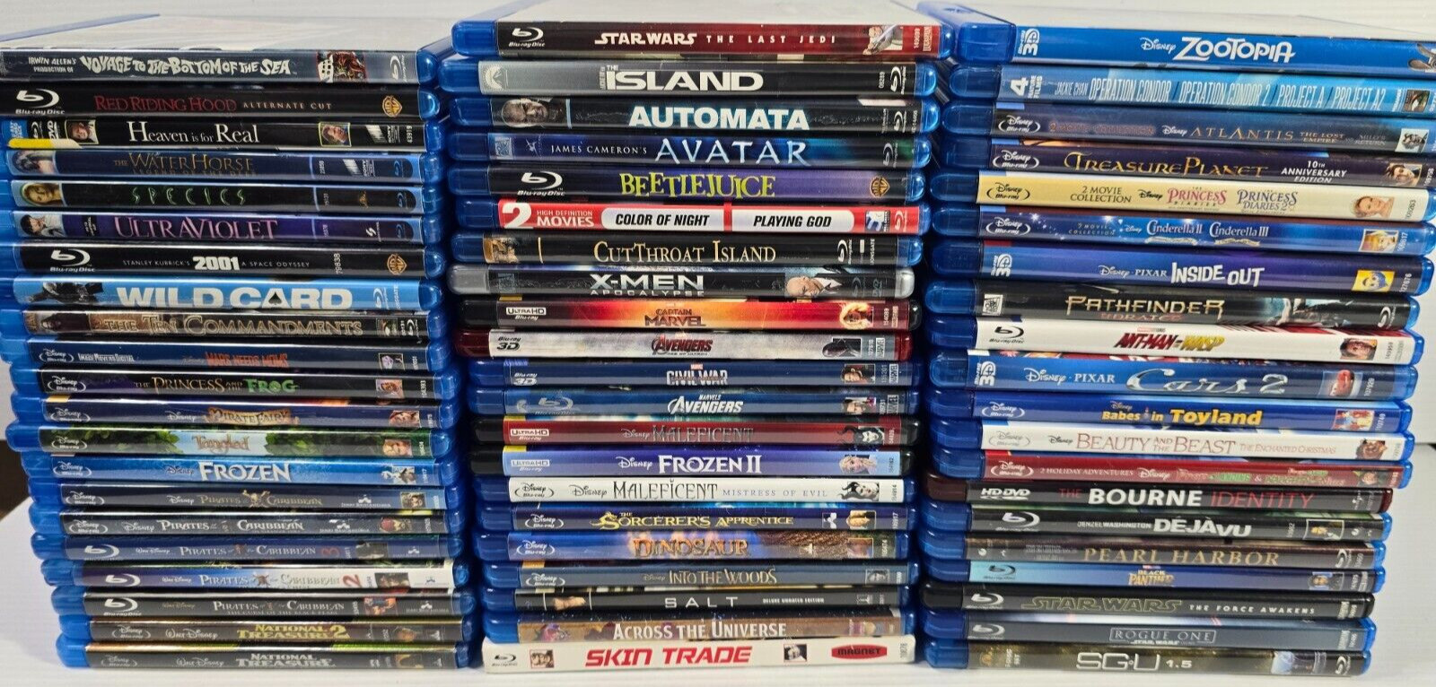 LIKE NEW – Blu-Ray DVD – You Pick! COMBINE SHIPPING $1 – Disney, Marvel, Action