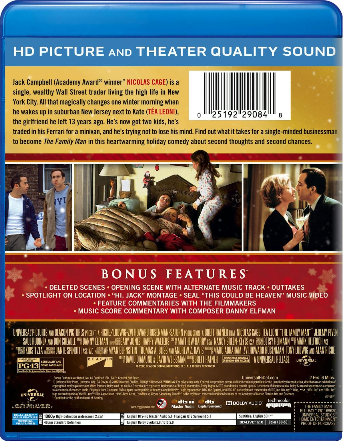 The Family Man Blu-ray Kate Walsh NEW