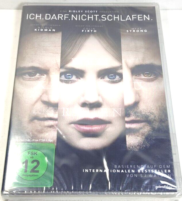 Ich.Darf.Nicht.Schlafen 2015 DVD Germany Import Brand New Sealed Movie Kidman