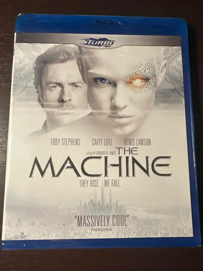 The Machine Blu-ray 2014 New Sci-Fi Thriller Caity Lotz Toby Stephens Loose disk
