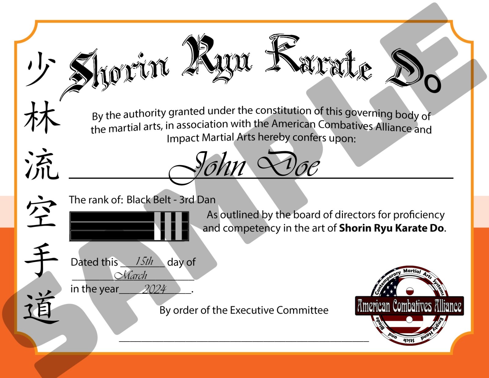 Home Study Course – Shorin Ryu Karate (DVDs + Certificates)