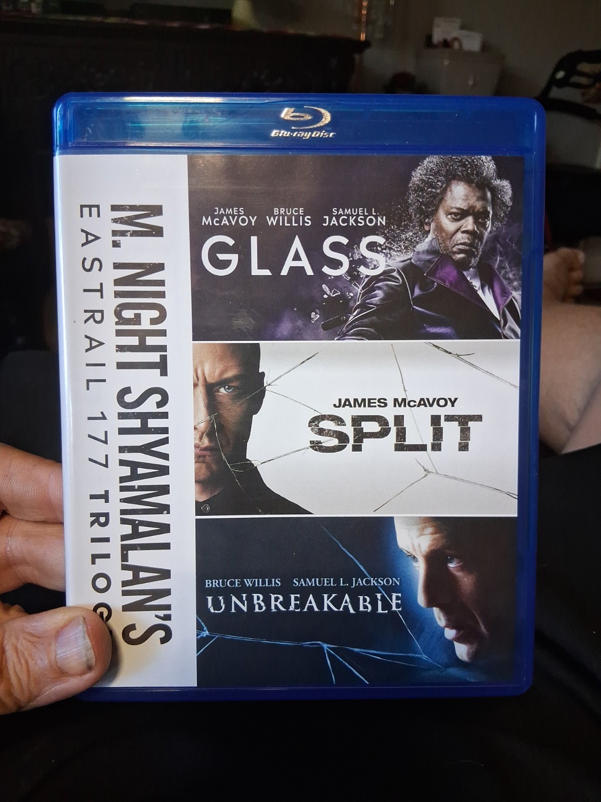 M Night Shyamalan’s Eastrail 177 Trilogy Blu-ray Trilogy with rare OOP slipcover