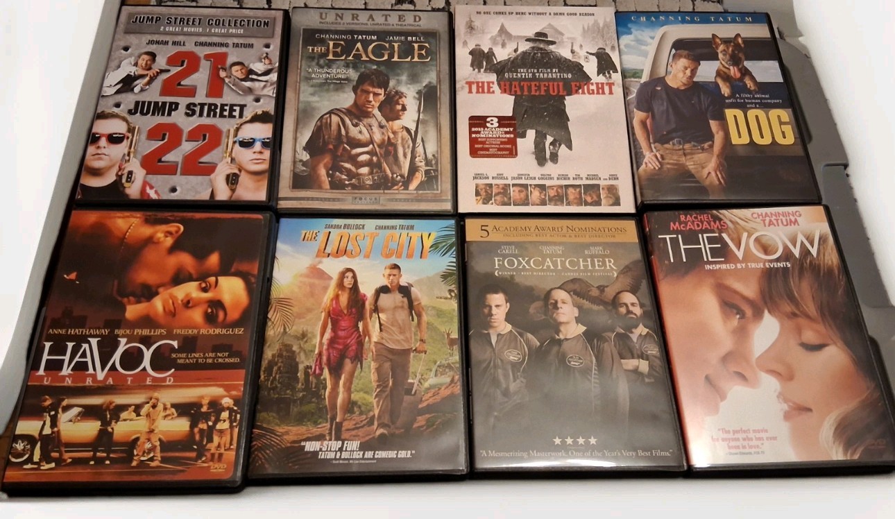 CHANNING TATUM / DVD’S PLEASE READ DESCRIPTION