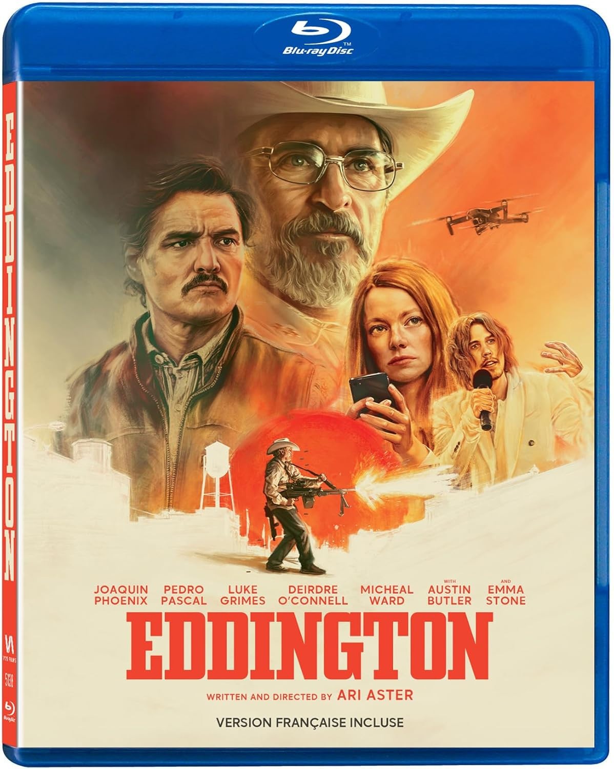 Eddington (Blu-ray) 2025 Joaquin Phoenix, Pedro Pascal, Emma Stone NEW
