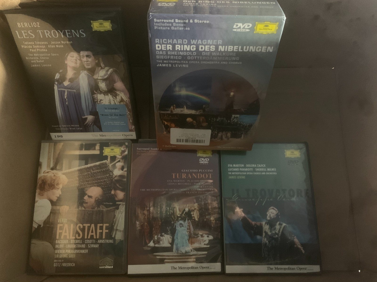 Richard Wagner Der Ring Des Nibelungen (DVD 7-Disc Box Set) Metropolitan VERYGOO