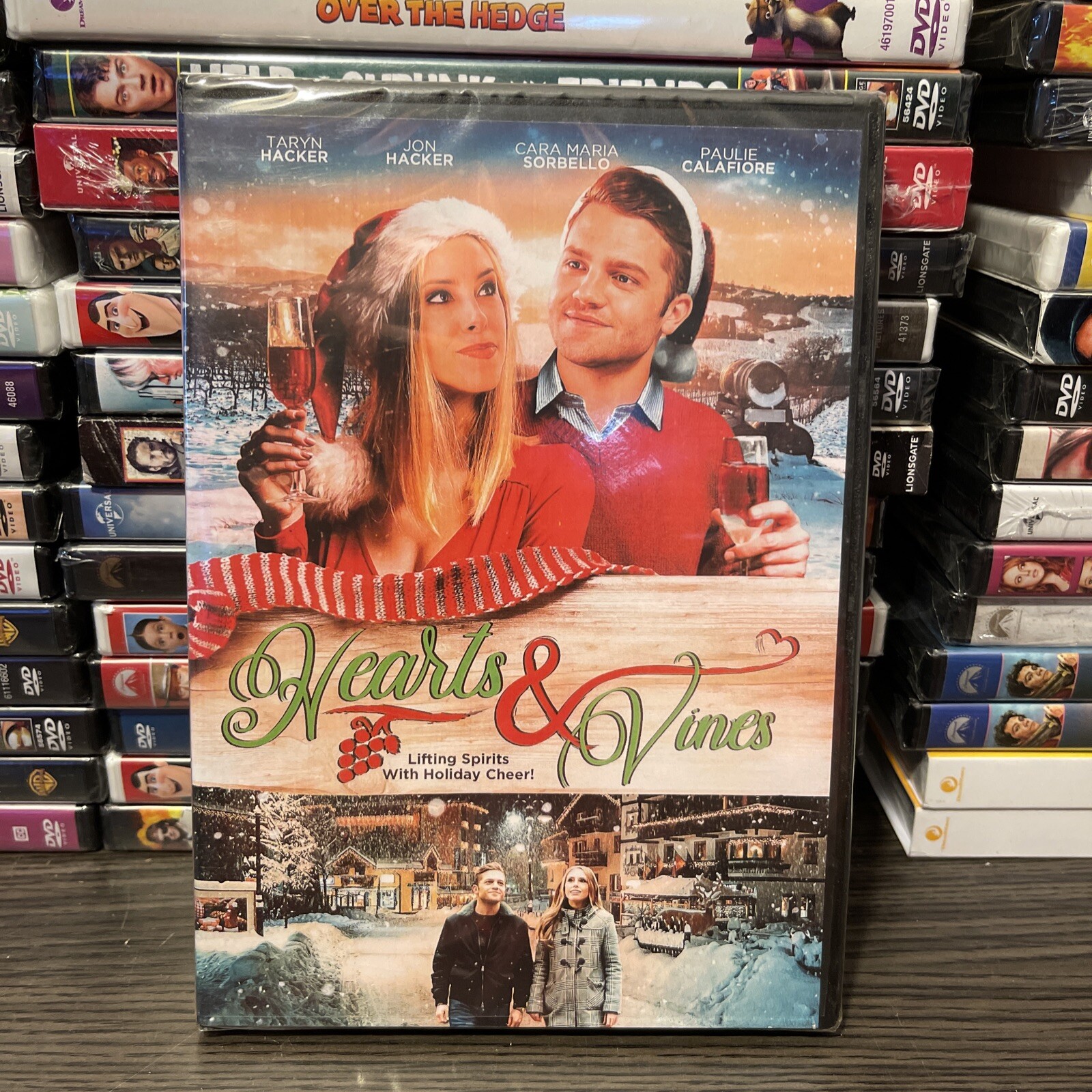 HEARTS & VINES~2021 NEW SEALED CHRISTMAS DVD~TARYN HACKER PAULIE CALAFIORE