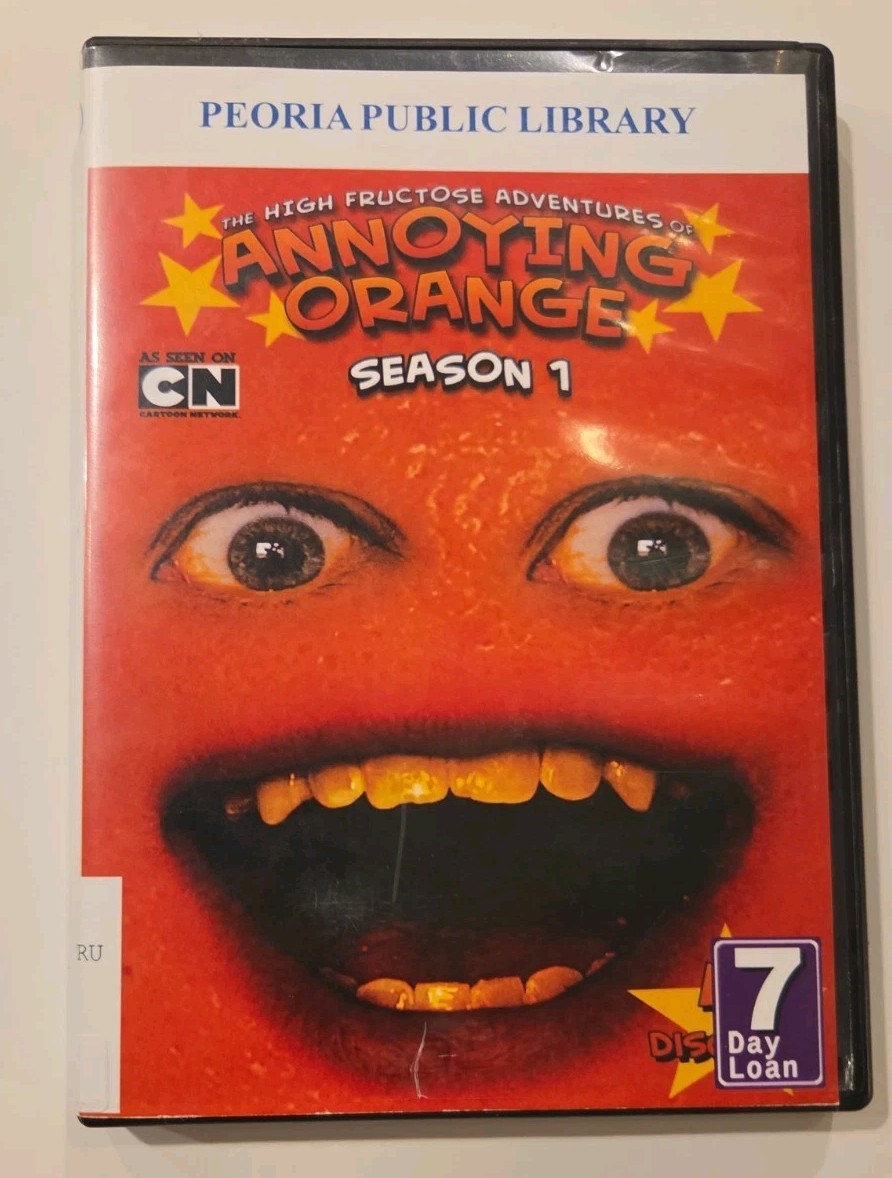 Annoying Orange Season 1 (4 DVD Set) Cartoon Network 30 Episodes