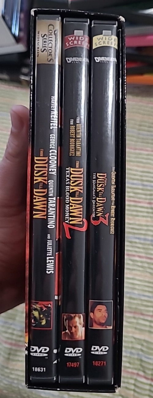 From Dusk Till Dawn Box Set (DVD, 2000, 4-Disc Set). 1, 2, & 3, Full Tilt Boogie