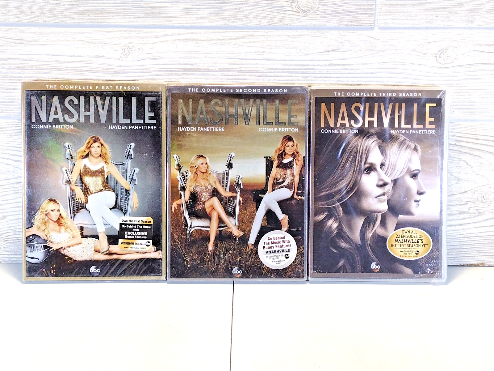 Nashville Complete First Season- Second Season-Third Season DVD [SEALED]