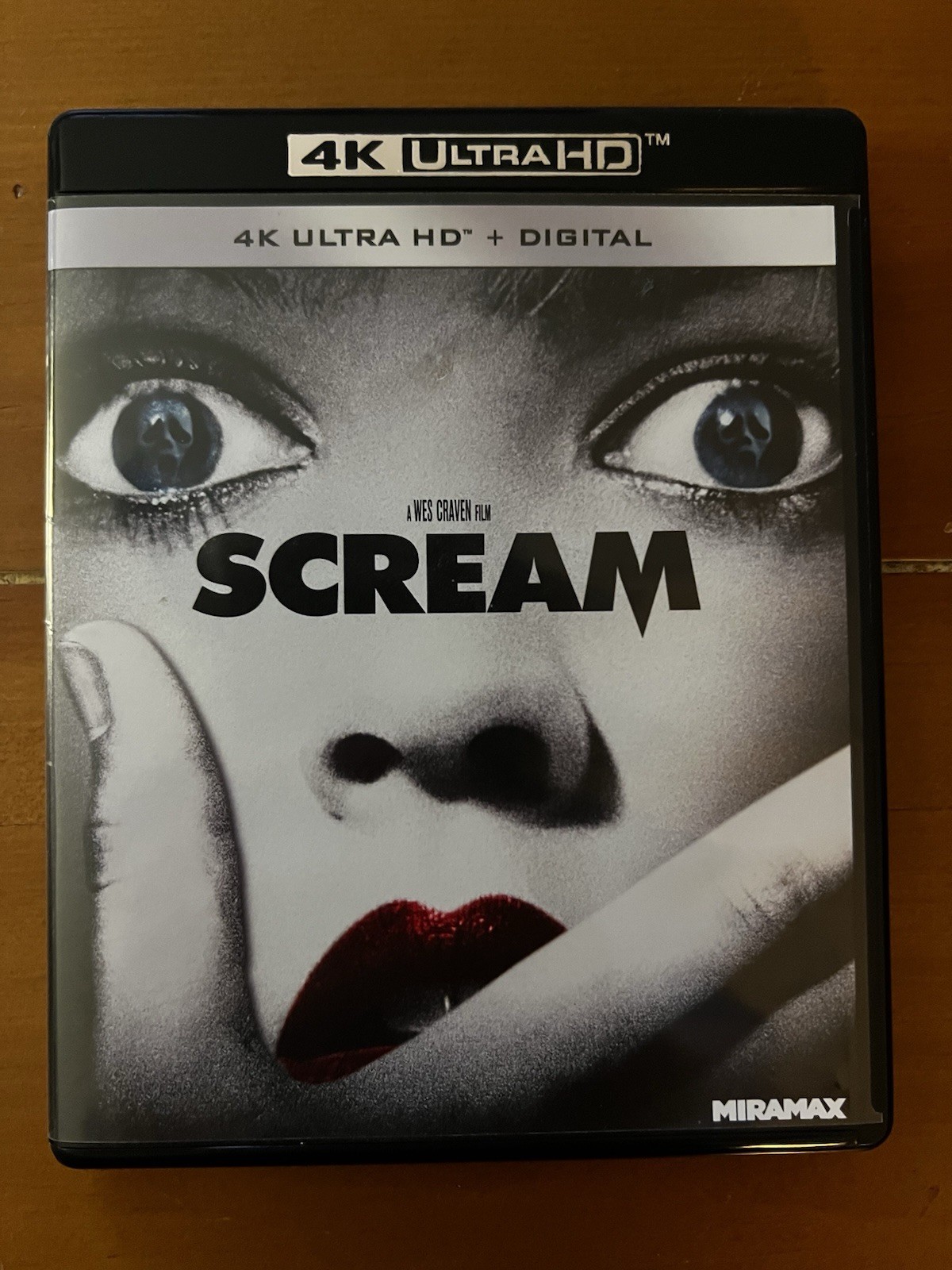 Scream (1996) Miramax 4K UHD Blu-ray + Digital R Wes Craven Neve Campbell
