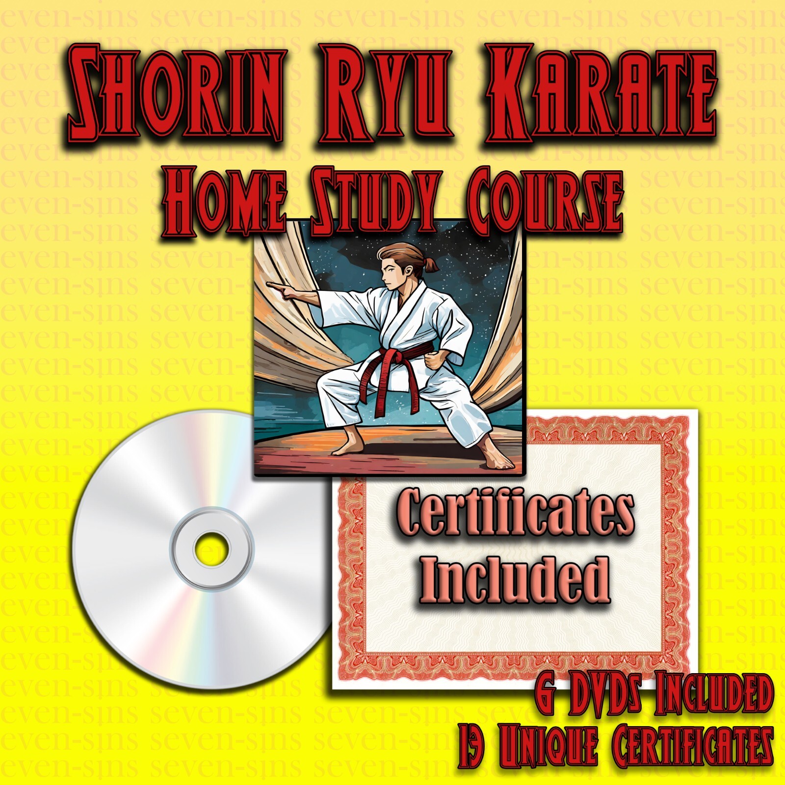 Home Study Course – Shorin Ryu Karate (DVDs + Certificates)