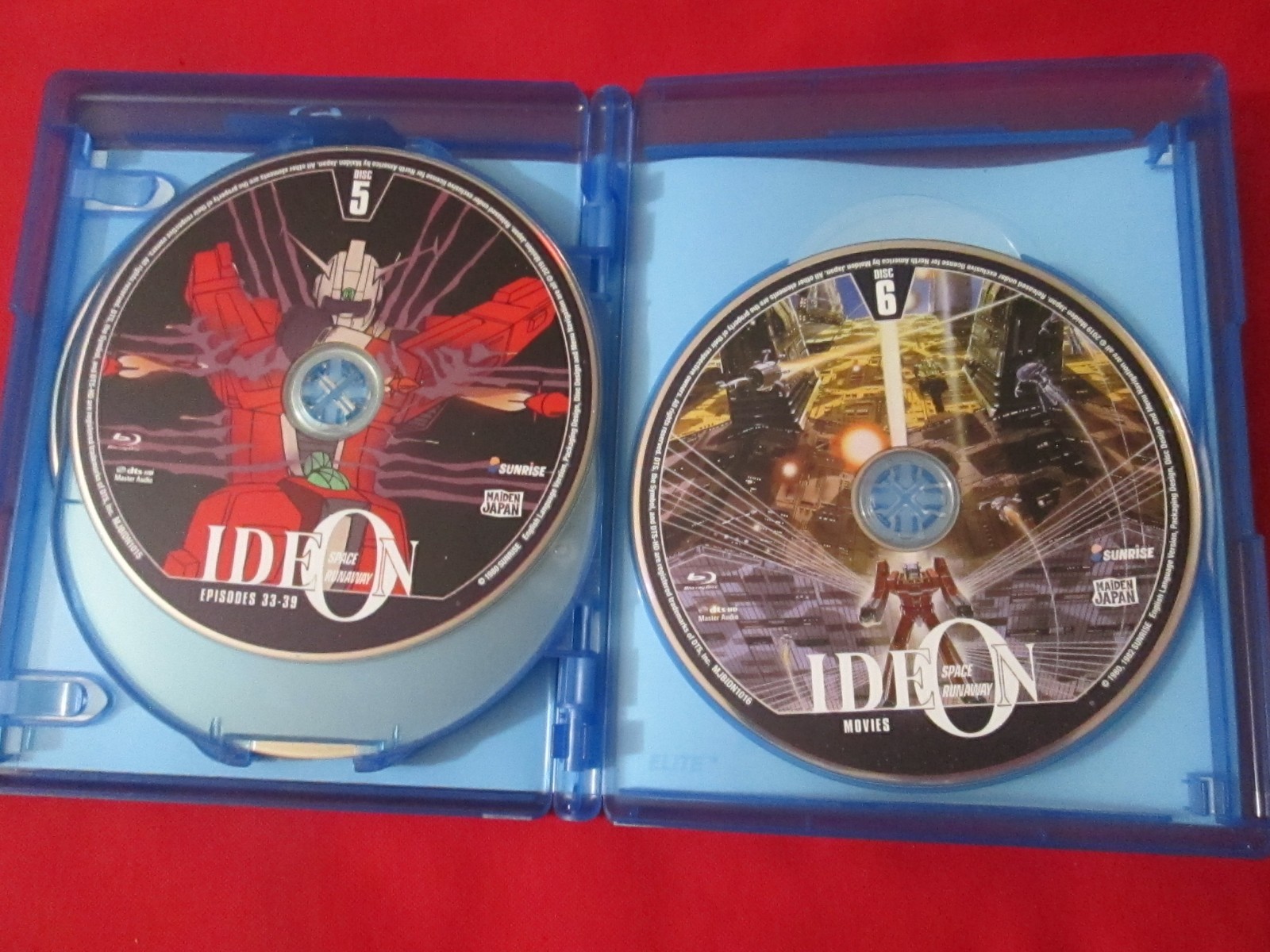 Space Runaway Ideon Complete Series (Anime Bluray) 6-Disc Set Maiden Japan