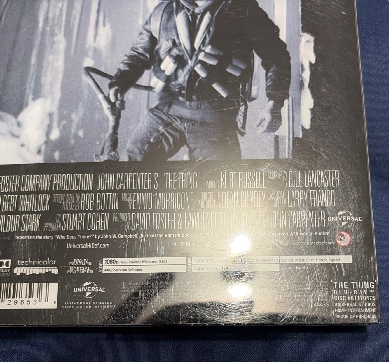 The Thing Blu-ray Mondo Exclusive Steelbook Edition with Slipcover RARE OOP USED