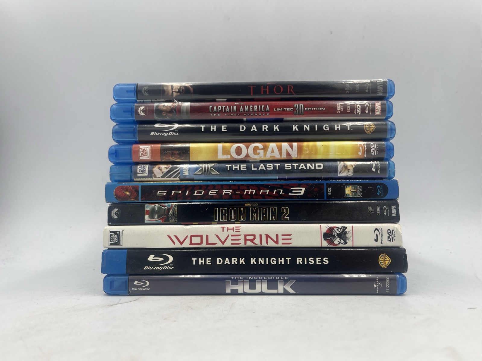 Marvel & DC Movies • Blu-ray • Lot Of 10 Movies • Very Good Condition