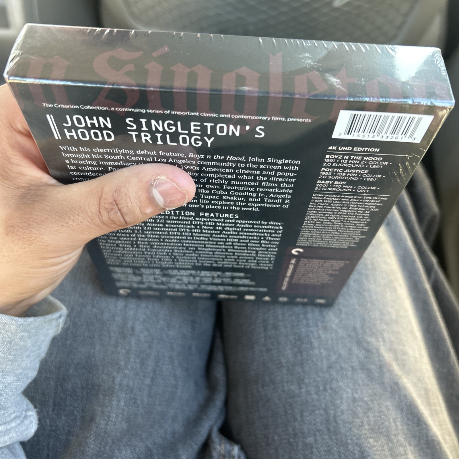 John Singleton’s Hood Trilogy (Criterion Collection) [New 4K UHD Blu-ray] With