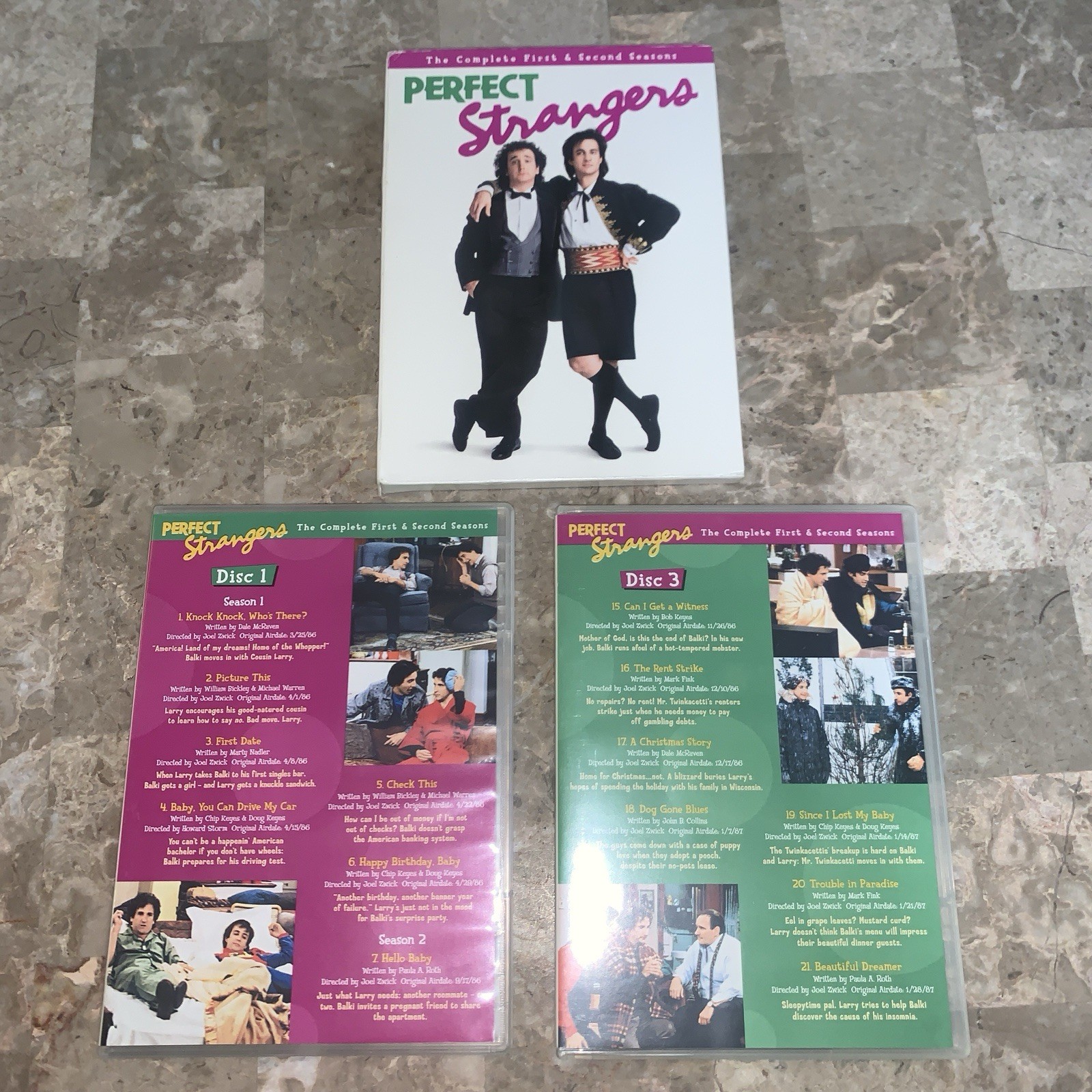Perfect Strangers DVD The Complete First & Second Seasons 1 & 2 2008 4-Disc Set!