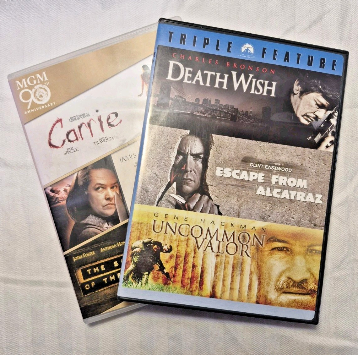 Death Wish/Escape from Alcatraz/Uncommon Valor/Carrie (DVD 6-Disc Set – HORROR