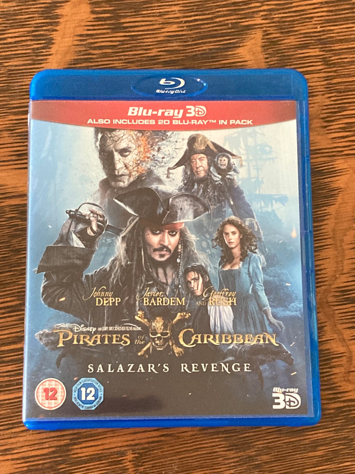 Pirates Of The Caribbean: Salazar’s Revenge 3D FULL-HD 1080p 2 BDROMs USA STOCK!