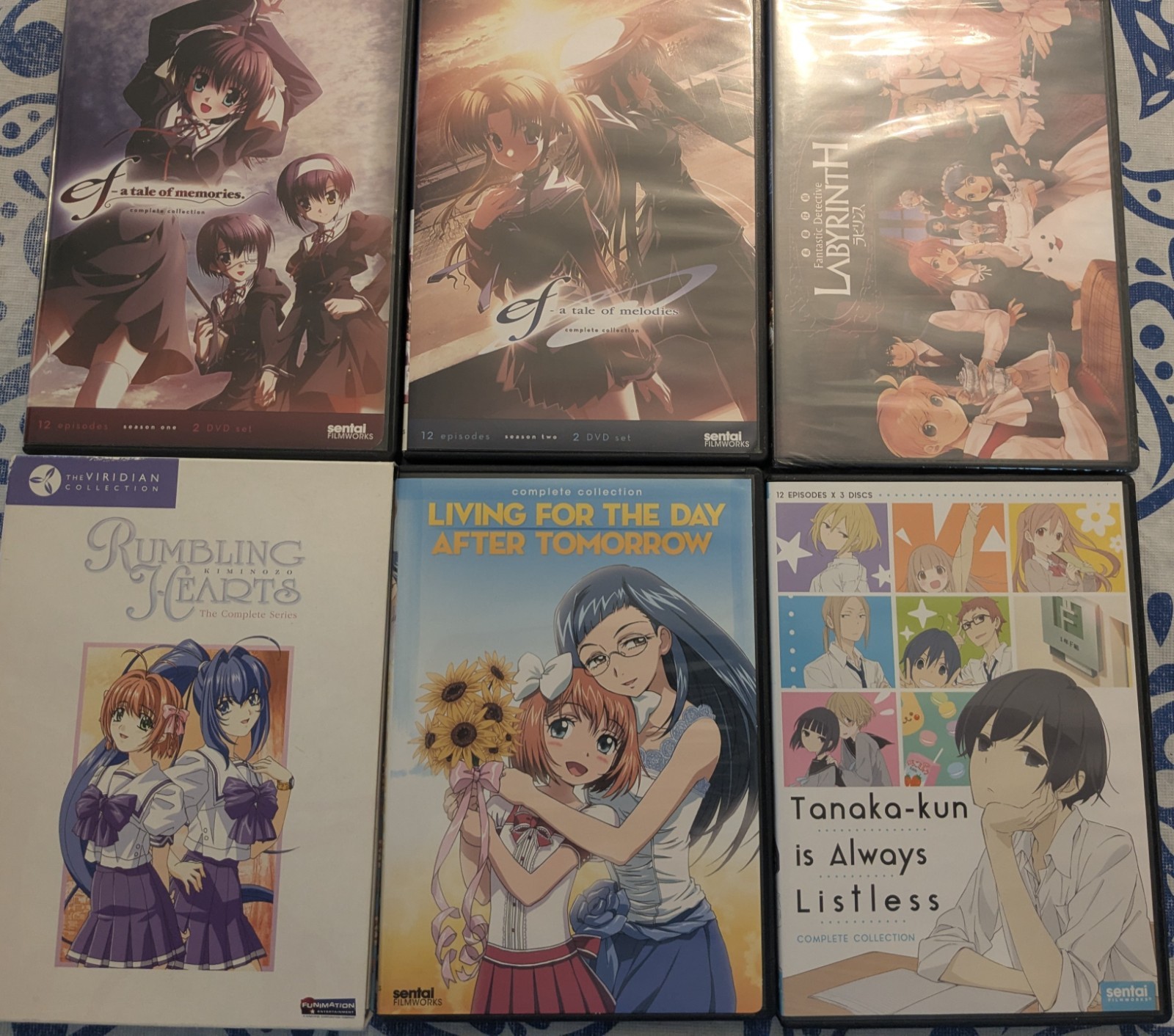 Lot of 6 Complete Anime Series (Fantasy, Romance, Slice of Life)