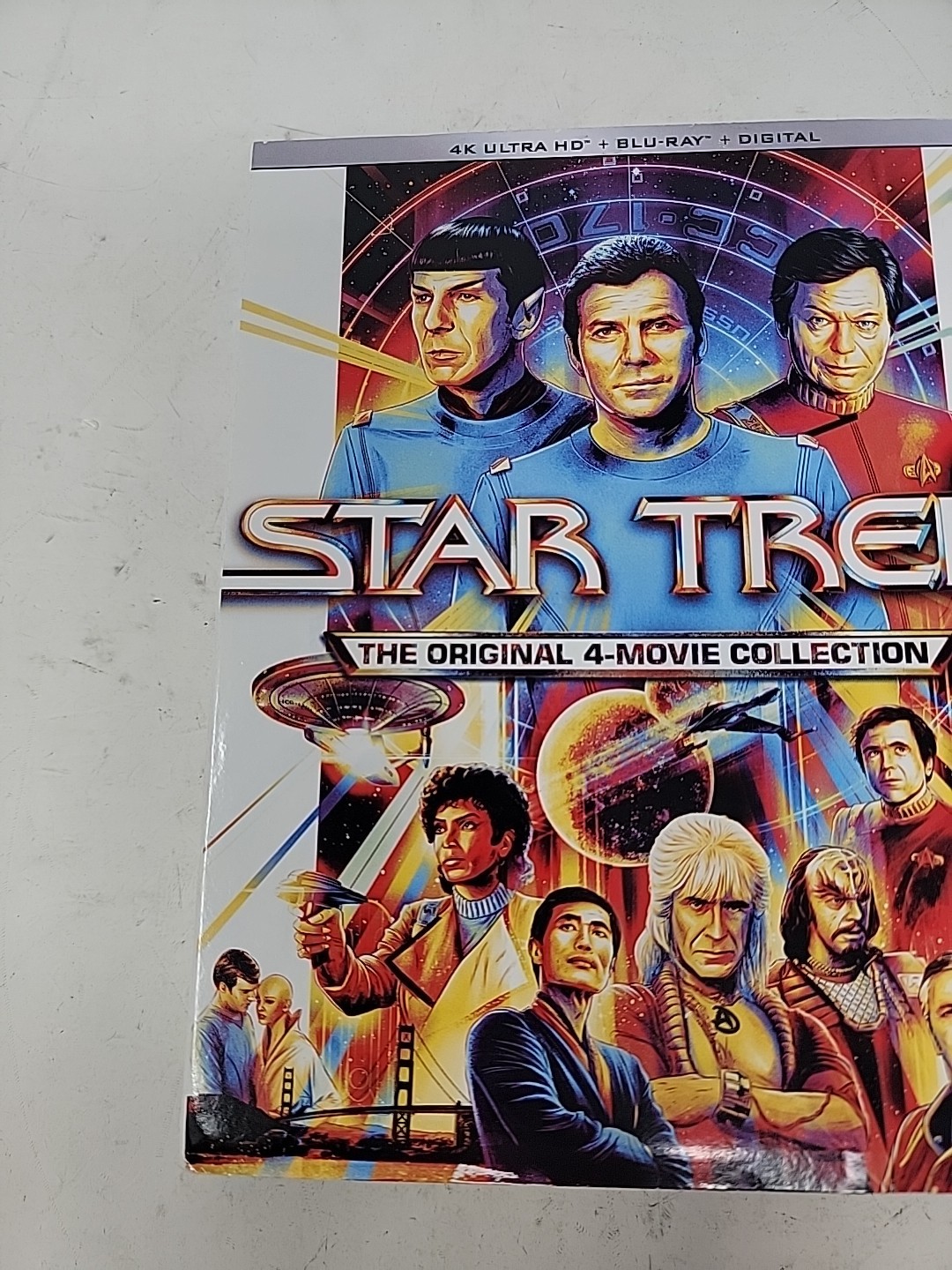 Star Trek: The Original 4-Movie Collection 4K Blu-ray Set with Slipcase CRACKED